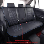 EKR Rav4 Seat Covers Custom Fit for Toyota Rav4 (Only Hybrid) 2019-2025 LE,XLE,XLE Premium,Limited,Woodland Edition, Leather 