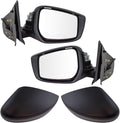 TRQ Driver & Passenger Side Power Mirror Set Paint to Match Manual Fold Compatible with 2015-2019 Nissan Versa, NI1320257, NI