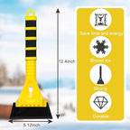 Snow Brush and Ice Scraper Set for Car Windshield Snow Frost Ice Removal Tool Detachable Snow Scraper with Foam Handle for Cars Trucks Window