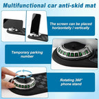 Multifunction Car Anti-Slip Mat, Car Dashboard Mobile Phone Holder, Anti Slip Mat Phone Holder and Temporary Parking Number P