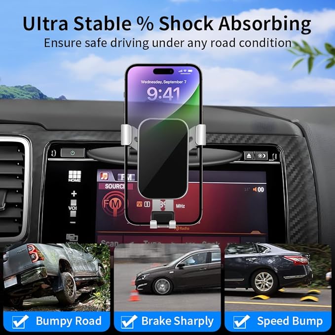 Car CD Slot Phone Mount for Honda Civic 2001-2015，Odyssey 2011-2017，Pilot 2003-2022 Automobile Interior Accessories Best Cellphone Holder Cell Phones Screen Stand Mobile Cradle Dashboard Accessory