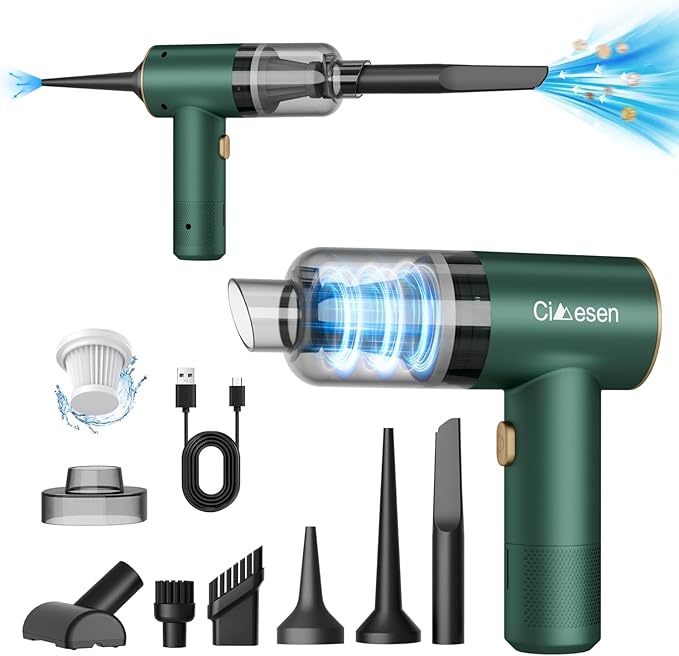 Car Vacuum Portable 4 in 1 Vacuum Cleaner 12000Pa Mini Handheld Vacuum Cordless Rechargeable 120W High Power Vacuum Cleaner &