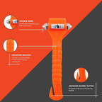 Lifehammer Brand Safety Hammer, the Original Emergency Escape and Rescue Tool with Seatbelt Cutter, Made in the Netherlands, 