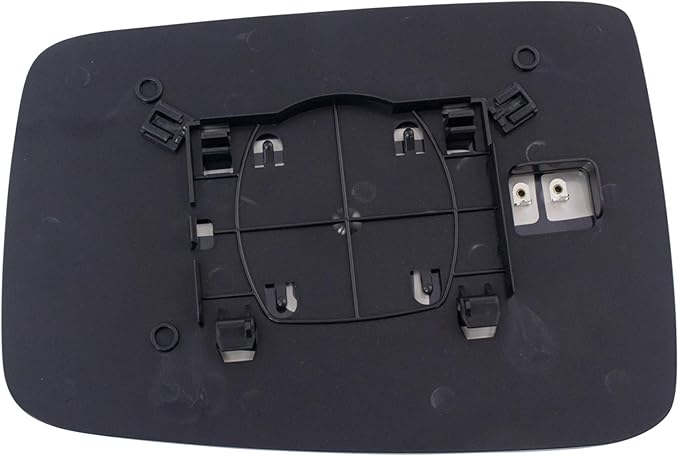 TRQ Passenger Side Power Heated Mirror Glass with Backing Plate Compatible with 2011-2019 Ram 1500, 2019 Ram 1500 Classic, 20