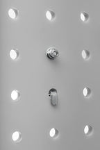 Triton Products 76983 DuraHook Kit Zinc Plated Steel Hook and Bin Assortment for DuraBoard 1/8-Inch and 1/4-Inch Pegboard, 83