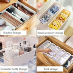 Multi-purpose small storage bins, Storing phone cases, socks, stationery,small items. PP plastic,Organizer and Storage for Si