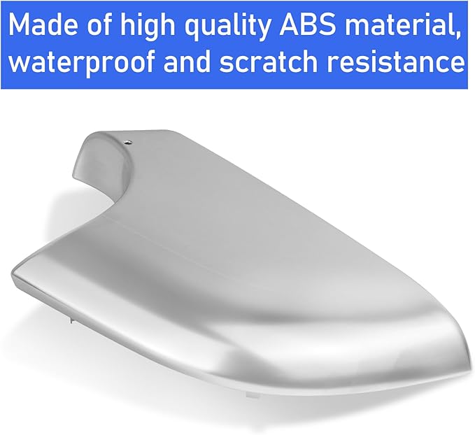 Jaronx Compatible With Tesla Model 3 Mirror Bottom Cover 2017-2025, Chrome Right Passenger Side Door Wing Rearview Mirror Lower Base Cover, For Tesla Model 3 Accessories(Right)