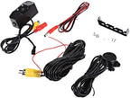 3in1 Backup Camera Kits, 170° Angle Car Rear View Parking Reversing Security Camera with One Buzzer,Two Radar Sensor HD Night Vision Waterproof for Truck SUV Van RV ect BC005