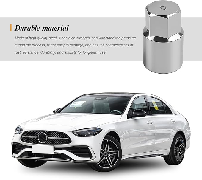 Car D-Wheel Locking Nut Key, Anti-Theft Vehicle Wheel Lug Removal Tool, Automotive Tire Lock Screw Socket Adapter, Compatible