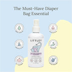 Littley Toy & Surface Cleaner | Alcohol-Free HOCl Spray for Baby Toys & High-Touch Surfaces | Fragrance-Free Formula | Gentle