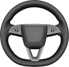 MEWANT DIY Stitching 3D Style Steering Wheel Cover Wrap for Tesla Model 3 Highland 2023-2025/Model Y 2025 Highland for Tesla Model 3/Model Y Accessories(3D Style)