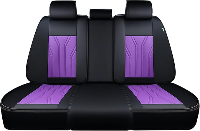 FLORICH Rear Seat Covers Leather Car Seat Covers Waterproof Back Seat Cover Automotive Seat Covers Universal Seat Cushion Pro