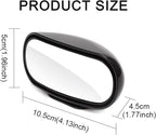 360 ° HD Blind Spot Car Mirror Rectangular, 2Pcs Blind Spot Car Rearview Stick on Mirror, Adjustable Blindspot Convex Wide Angle Side Rearview Mirror for Car,Truck,SUV