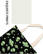 Car Garbage Can, Hanging Car Trash Can Bag for Vehicle, Cute Car Back Seat Organizer, Cute Green Alien