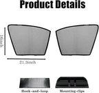 Car Window Sun Shade for Toyota RAV4 2020-2025,Magnetic 2PCS Front Side Window Sunshade with Breathable Mesh Insulate Heat and UV,Does Not Affect Window Lifting