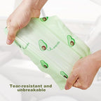 Car Trash Bag Hanging Disposable Car Garbage Bag Pack of 200 Small Auto Trash Bag for Car with 4 Hook for Car Kitchens Bedrooms Offices During Travel and Camping (Green)