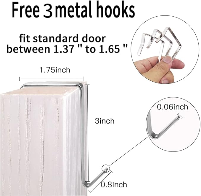 2 Pack Extra Large Hanging Crystal Clear Over Door Shoe Organizers, Closet Shoe Rack Organizer, 12+6 Pockets, 8 Hooks, White 