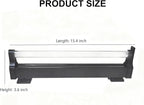 Pull Out Clothes Hanger Rail for Closet, Adjustable Heavy Duty Steel Clothes Storage Hanger Rack Bar for Pants Coats (392mm/1