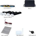 New Feature Rear Parking Sensor with Selectable Distance in Feet, Bidirectional Display Options, and Customizable Numeric Ori