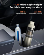 Car Vacuum Portable with 16000Pa Powerful Suction, Handheld Vacuum Cordless Rechargeable Blow & Suction 4 in 1, Small Vacuum 