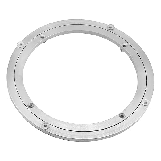 Aluminium Alloy Turntable Bearing, Heavy Duty Swivel Turntable Lazy Susan Rotating Bearing Turntable Round Dining Table Smoot