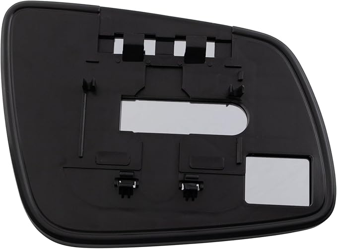 TRQ Driver Side Mirror Glass Clear Snap On Compatible with 2008-2014 Mitsubishi Lancer MI1324102