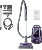 Kenmore 600 Series Pet Friendly Lightweight Bagged Canister Vacuum with Pet PowerMate, Pop-N-Go Brush, 2 Motors, HEPA Filter,