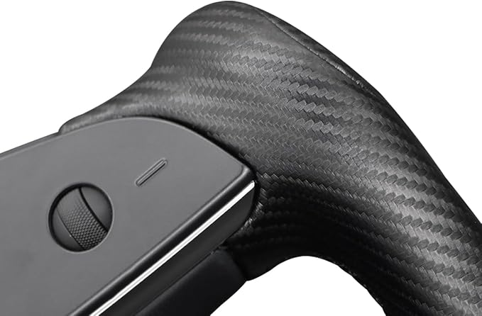 MEWANT Hand Stitched Tesla Model S Yoke Steering Wheel Cover Wrap for Tesla Model S 2021-2023 / Model X 2021-2023 Tesla Yoke Steering Wheel Accessories