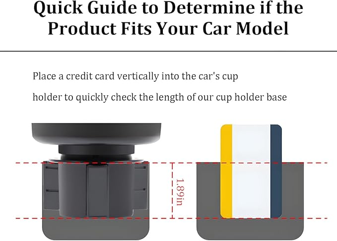 Car Cup Holder Expander, 2 in 1 Multifunctional Vehicle Dual Water Bottle Holder Adapter Extender with Adjustable Base, Autom