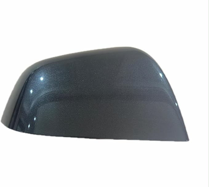 Compatible with Tesla Model Y Side Mirror Cover Replacement 2021 2022 2023 2024, Left & Right Side Rearview Mirror Cover Cap for Model Y Accessories(Silver)2pcs