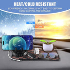 Car Anti Slip Mat Dashboard Tray Decorations Sticky Pad Thicken Washable with 360° Rotating Universal Phone Pad Holder+Number