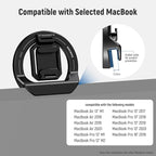 NEEWER Foldable Continuity Camera Mount with Cold Shoe for MagSafe iPhone 15 Pro Max 14 13 12 MacBook Air 13" M1, MacBook Air 2018-2020, MacBook Pro 13" M1/M2, MacBook Pro 13" 2017-2020, PA031