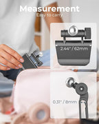 Tesla Model 3/Y Back Seat Tablet Mount Fit 6.1-15.6" Devices, 360° Adjustable Metal Ball Car Backseat Tablet Holder for iPad 12.9 Pro/Air/Mini, Galaxy Tab with Thickness Case (Deep Max 1.18'')