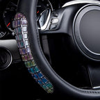 Flying Banner car Steering Wheel Cover Gel Massage Velvet Cool Warm Universal Size 15 inches SUV Truck Anti Slip Odorless Sum