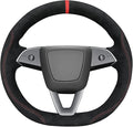 MEWANT DIY Stitching Steering Wheel Cover Wrap for Tesla Model 3 Highland 2023-2025/Model Y 2025 Highland for Tesla Model 3/Model Y Accessories(3D Style)