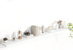 72 Inch Floating Shelves, 8 Inch Deep Floating Shelves for Wall, Hanging Shelf with Invisible Brackets, Deep Shelves for Bath