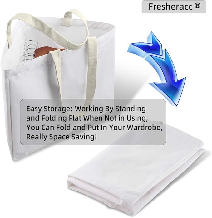 Clothes Hanger Organizer Holder for Space Saving, Hanger Triangle Storage Bag with Handles for Closet Tidier Laundry Rooms Wa