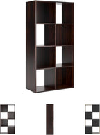 Signature Design by Ashley Glosmount 8 Cube Storage Organizer or Bookcase, Cherry & Light Brown