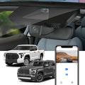 Fitcamx 4K Dash Cam Suitable for Toyota Tundra 2022-2026 Hybrid & Sequoia 2023-2026 (Gen3), OEM Factory Look, 2160P UHD Video