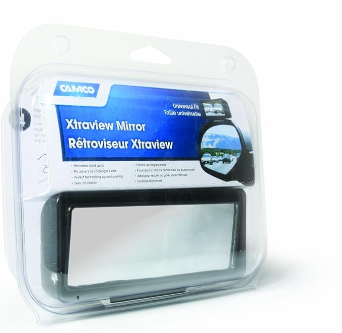 Camco 25633 Blind Spot Mirror - Convex, Supplementary Side View