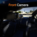 3 Channel Mirror Dash Camera for Cars, Triple Rear View Mirror with Front 4K/3K, Inside and Rear 1080P with WiFi, G-Sensor, N