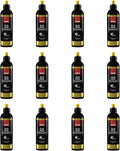 RUPES 9.DAFINE250 Pack of 12 Yellow 250 ml D-A Fine High Performance Fine Polishing Compound for Car Detailing & Removing Scratches | Light Defect Removal | Reduces Oxidation and Removes Swirl Marks