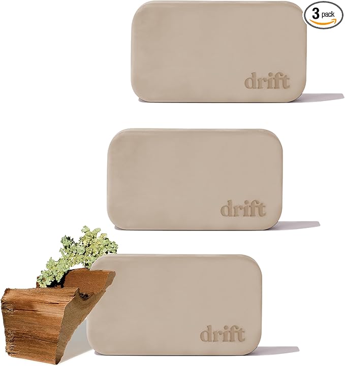 Drift Car Air Freshener - The Original Stone Air Freshener - Car Odor Eliminator - Long Lasting Scent - Metal Clip - Essentia
