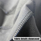 BELOMI Car Seat Covers Full Set, Breathable Premium Cloth Automotive Seat Cover, Universal Front and Rear Seat Covers, Easy t