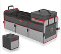 LIBZAKI Car Trunk Organizer,3 Compartments Big Trunk Storage, Large Capacity, Foldable, 95L Heavy Duty Storage Box for Car,