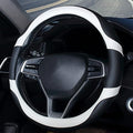 Car Steering Wheel Cover with Durable PU Leather, Universal 17 inch Fit for Car Truck SUV, Breathable Anti Slip Auto Steering Wheel Covers for Men and Women