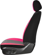 Coverado Car Seat Covers 2-Pack, Luxury Front Seat Covers, Automotive Car Seat Protectors, Pink Seat Covers Universal Fit for