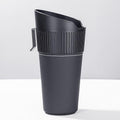 Leakproof Car Trash Can,Mini Car Trash Bin for SUV and Truck,Small Cars Garbage Can,Waterproof Automotive TrashCan for Vehicle,Home,Office,Multipurpose,Easy to Clean (Black Hook)