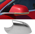 Jaronx Compatible With Tesla Model 3 Mirror Lower Cover 2017-2025,Chrome Left Drive Side Door Wing Rearview Mirror Base Bottom Cover Trim For Tesla Model 3 Accessories(Left)