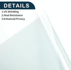 Carbon 2 PLY Car Window Tint Film VLT 78% IRR 15% UVR 40% Light Blue 14.76 ft x 29.92 Inch Privacy Film 2mil PET 1 Pc